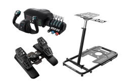 Flight Simulator - VelocityOne Flight + VelocityOne Rudder Pedals + VelocityOne Stand Bundle