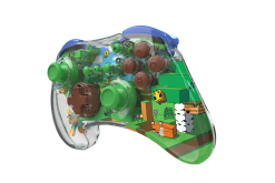 Alternative view of Controller - PDP REALMz Wireless-ontroller: Minecraft Forest Biome - Nintendo Switch