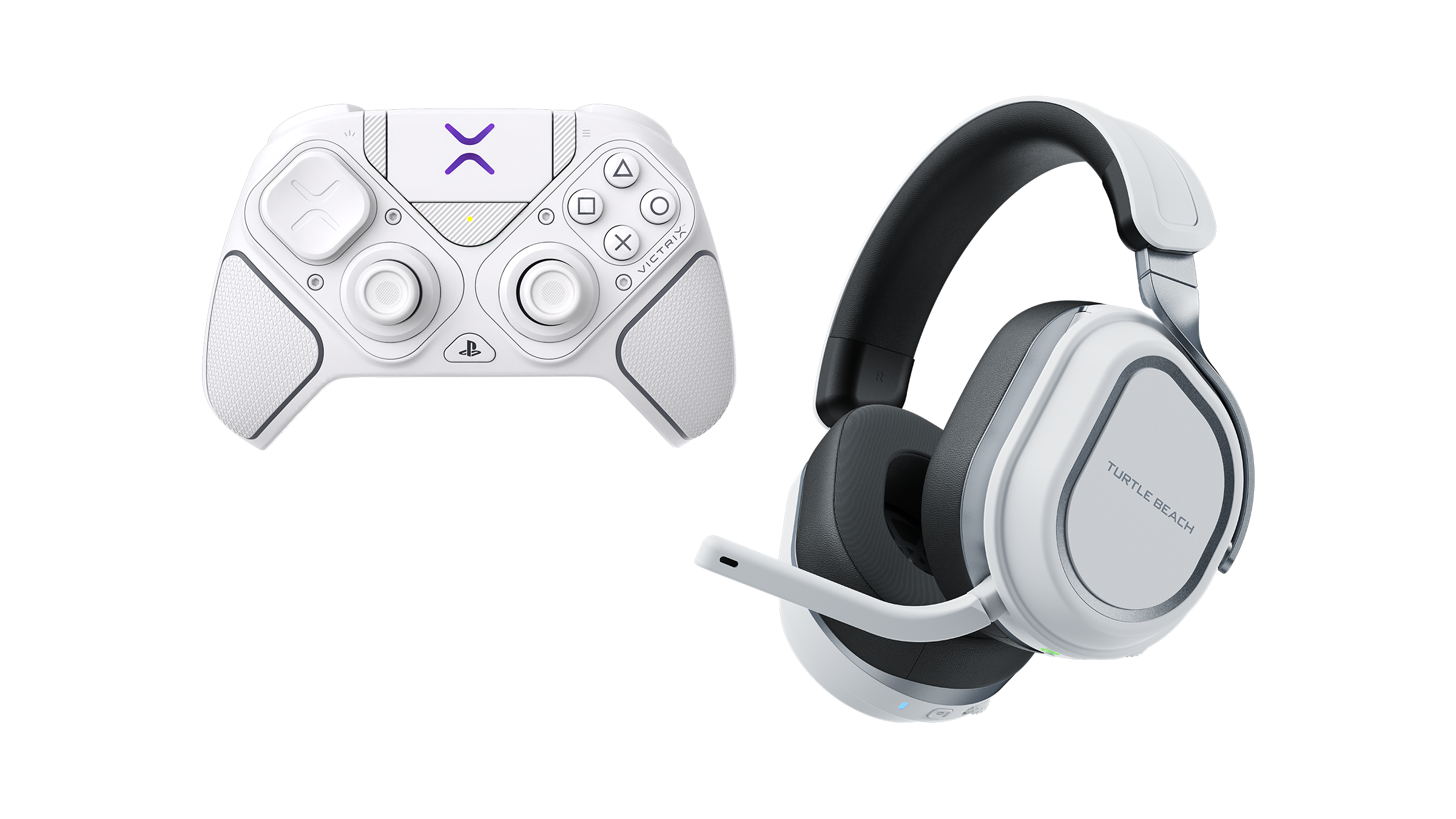 Controller - Victrix Pro BFG Reloaded Wireless-ontroller + Stealth 700 Headset (Gen 3) PlayStation White Bundle