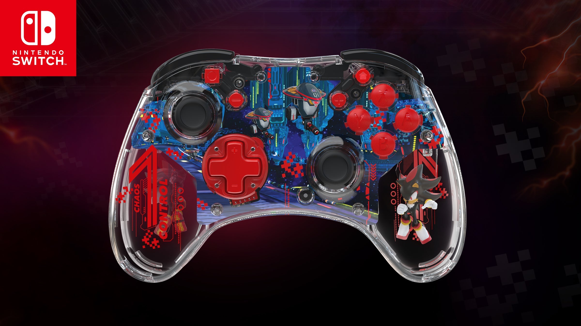 Controller - PDP REALMz Wireless-ontroller With Motion: Shadow Space-olony ARK - Nintendo Switch